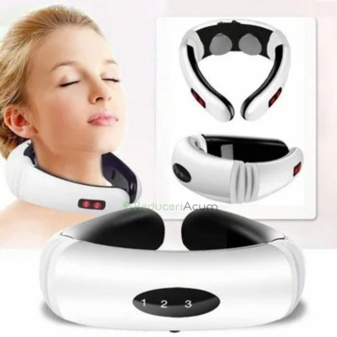 Aparat pentru masaj cervical, functie de incalzire
