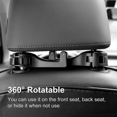 Set 2 Carlige, Multifunctional cu Suport Telefon pentru Tetiera, Albastru